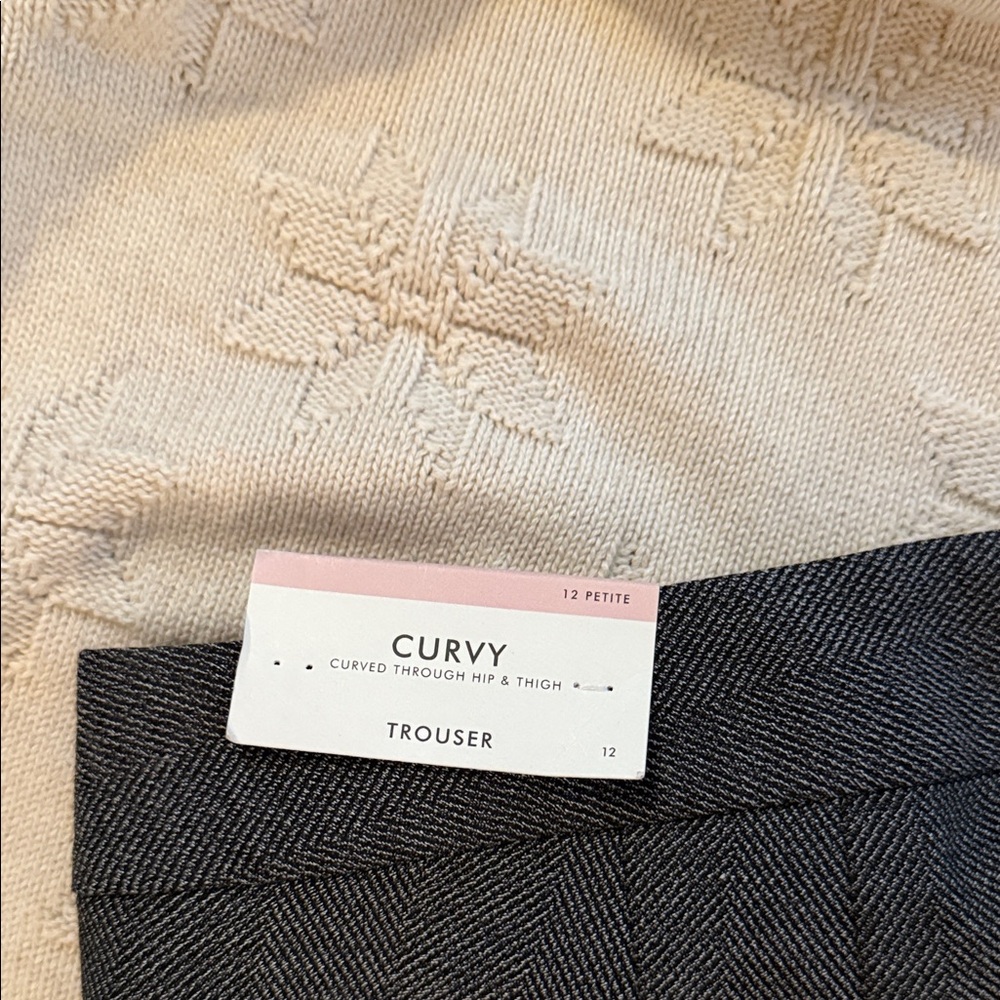 Ann Taylor Gray Curvy Trousers